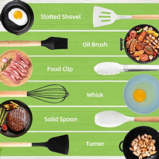 Set di utensili da cucina in Silicone - immagine 2