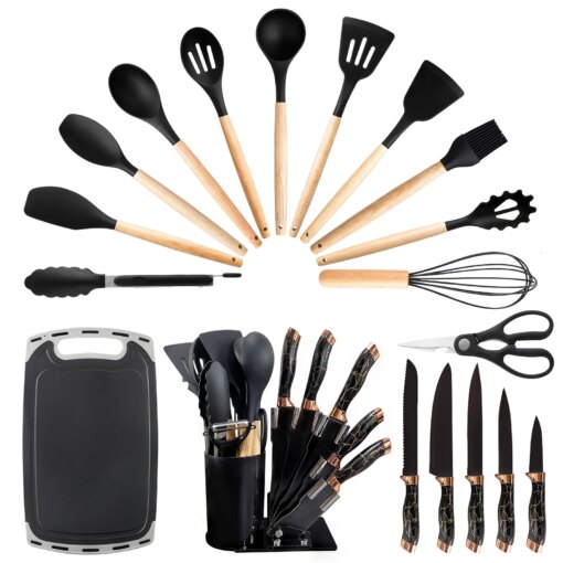 Set di utensili da cucina in Silicone