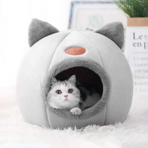 Cozy House Bed with Cat Ears - immagine 3
