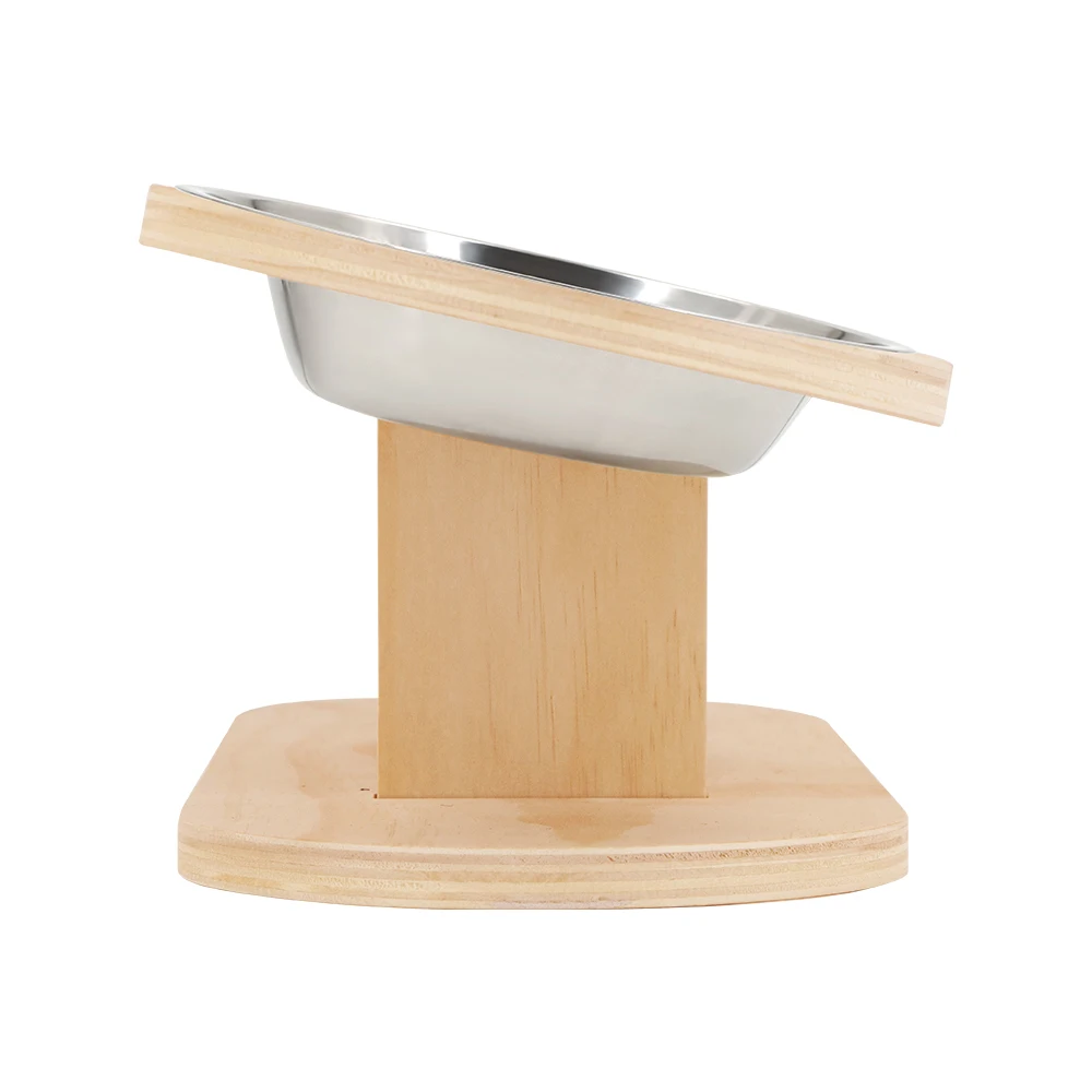 Cat 3 Bowls in 1 Feeder Feeding & Watering Supplies Food Bowl 15-Degree Tilt Raised Puppy 3 Stainless Steel Bowls Wood Brackets Cat 3 Bowls in 1 Feeder Feeding & Watering Supplies Food Bowl 15-Degree Tilt Raised Puppy 3 Stainless Steel Bowls Wood Brackets