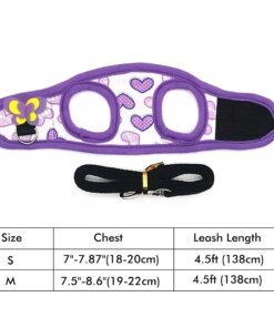 Alternative view of Pettorina con Guinzaglio e Fiocco Regolabile per Criceti, Conigli, Cavie e Piccoli Animali