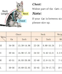 Alternative view of Pettorina e Guinzaglio Eleganti per Gatti e Cani di Piccola Taglia - Traspirante e Resistente