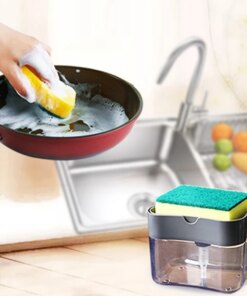 Alternative view of Dispenser Sapone Cucina con Porta Spugna Integrato