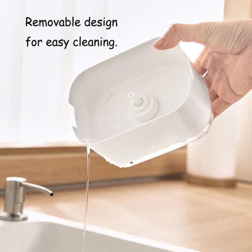 Dispenser Sapone Cucina con Portasponge Integrato - immagine 5