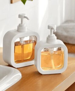 Dispenser Sapone Bagno 300/500ml Ricaricabile Portatile