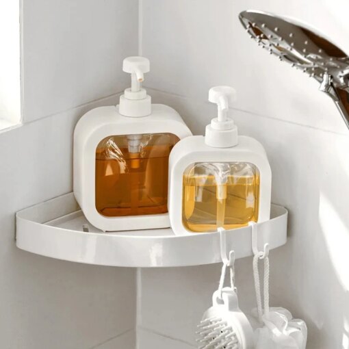 Dispenser Sapone Bagno 300/500ml Ricaricabile Portatile - immagine 6
