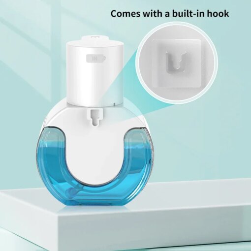 Dispenser Sapone Automatico Schiumogeno Ricaricabile USB - Bianco - immagine 2