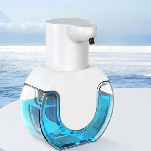 Dispenser Sapone Automatico Schiumogeno Ricaricabile USB - Bianco