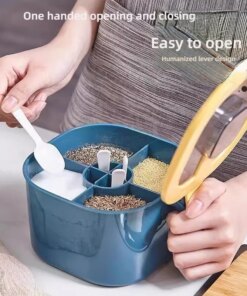 Alternative view of Set 4 Porta Spezie Ermetici Grande Capacità