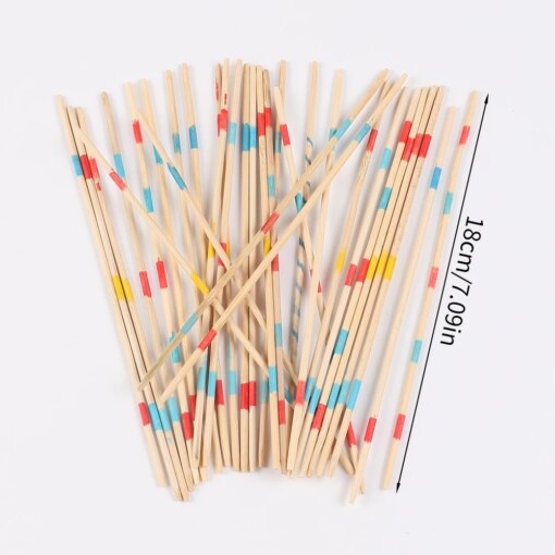 Mikado in Legno - Gioco da Tavolo per Adulti e Bambini - immagine 6