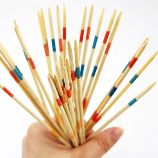 Mikado in Legno - Gioco da Tavolo per Adulti e Bambini - immagine 5