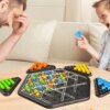Scacchiera Triangolare a Catena - Sfida Strategica per Tutte le Età