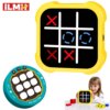 Tris Elettronico Portatile - Gioco da Viaggio per Tutte le Età con Allenamento Memoria