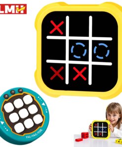 Tris Elettronico Portatile - Gioco da Viaggio per Tutte le Età con Allenamento Memoria