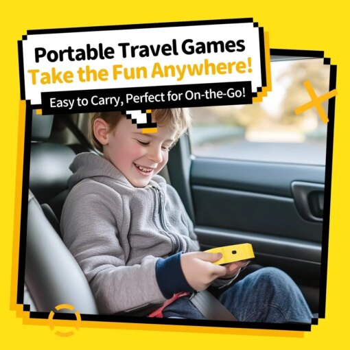 Tris Elettronico Portatile - Gioco da Viaggio per Tutte le Età con Allenamento Memoria - immagine 4