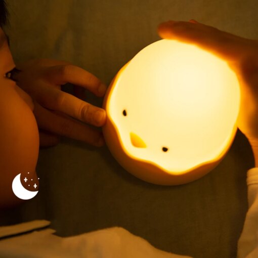 Luce Notturna Pulcino - LED Ricaricabile Touch - immagine 6