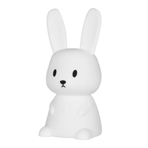 Lampada Notturna LED Silicone Touch Coniglio Balena Gatto Ricaricabile USB - immagine 5