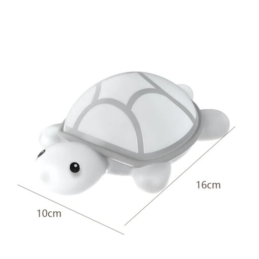 Lampada Tartaruga LED, Luce Notturna Silicone per Bambini, Colorata e Ricaricabile USB - immagine 6