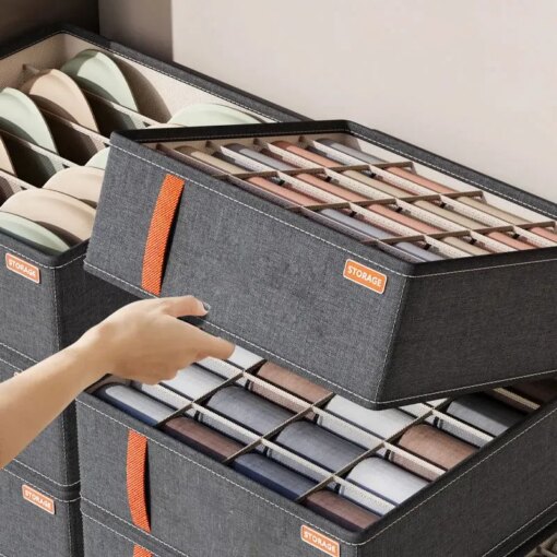 Organizer Cassetti Armadio, Set Scatole Porta Biancheria Intima e Calzini