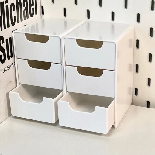 Organizer da Scrivania a 3 Livelli con Cassetti
