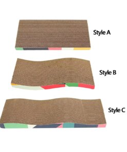 Tiragraffi in Cartone Ondulato per Gatti - Protezione Divani e Relax